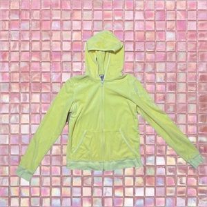 terry cloth juicy couture zip up jacket 🫧